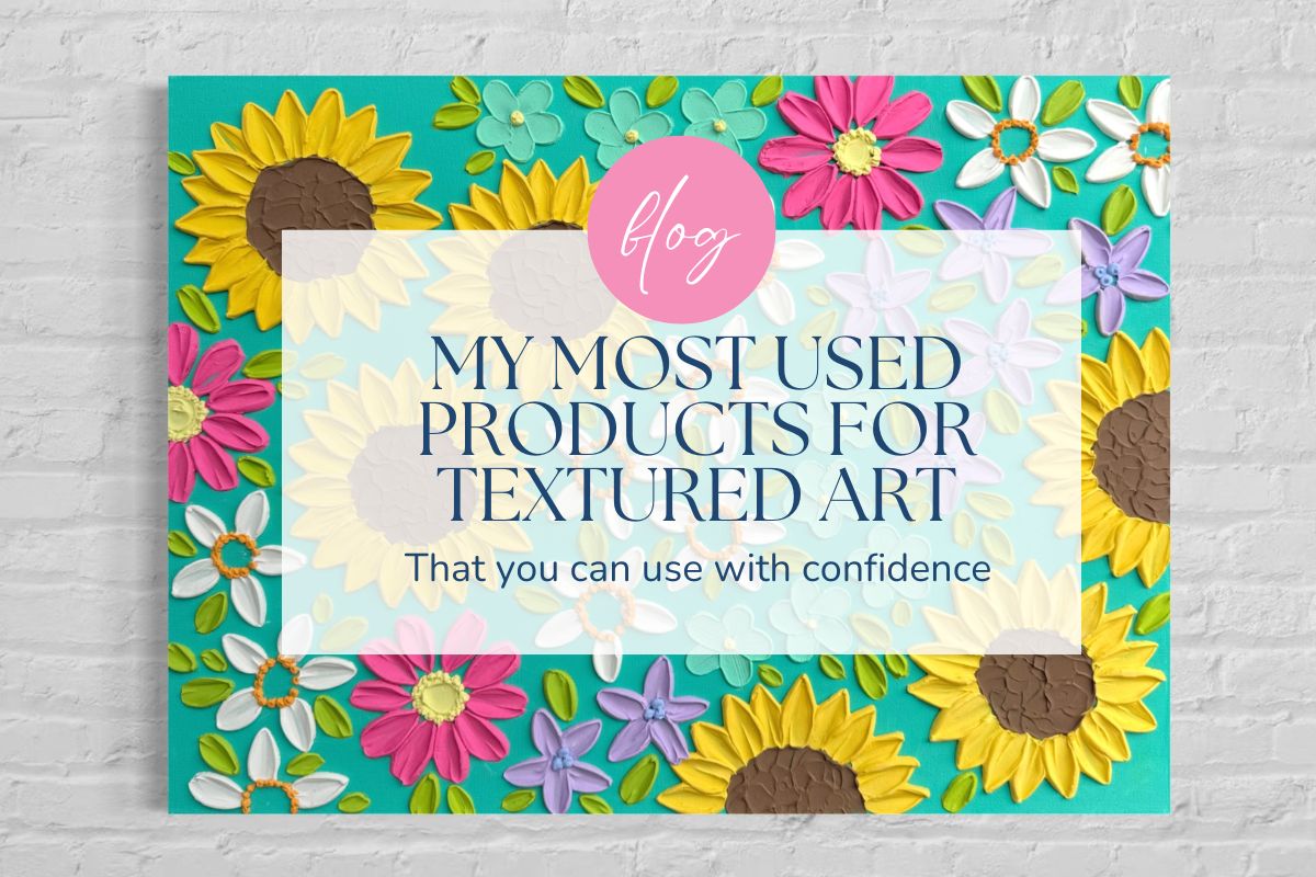 Materials List with Links for Texture Flower Art