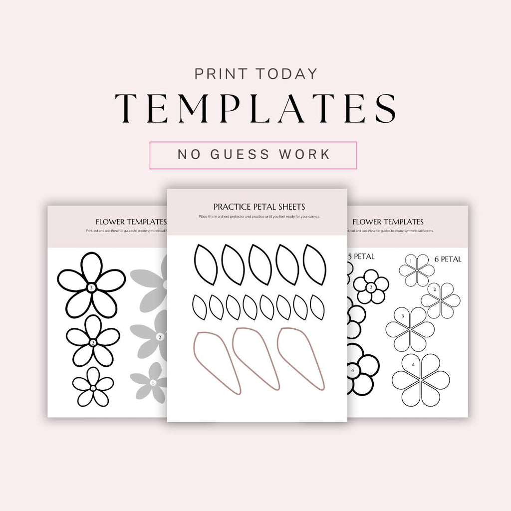 Beginners Guide to Floral Textured Art