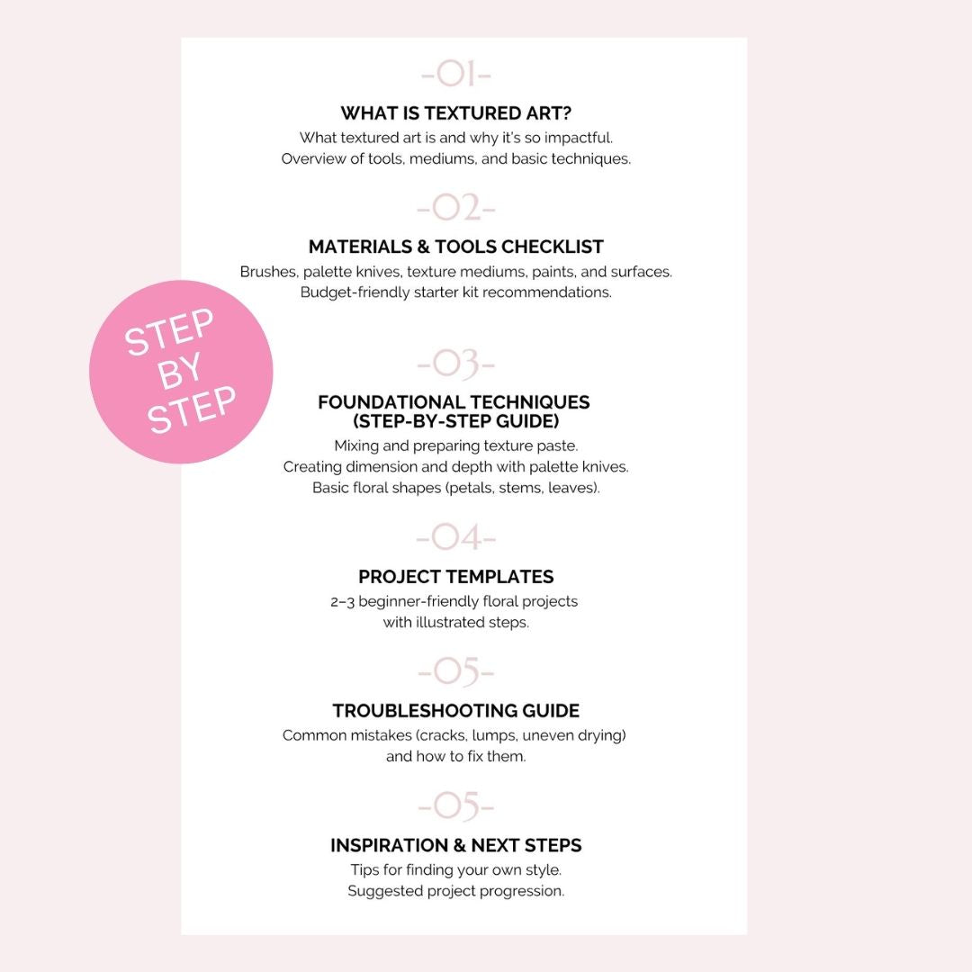 The Textured Floral Art Course