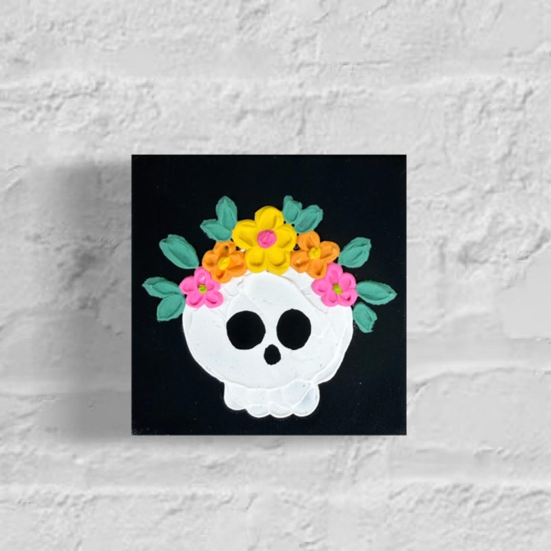 5x5 Halloween Day of Dead Skeleton