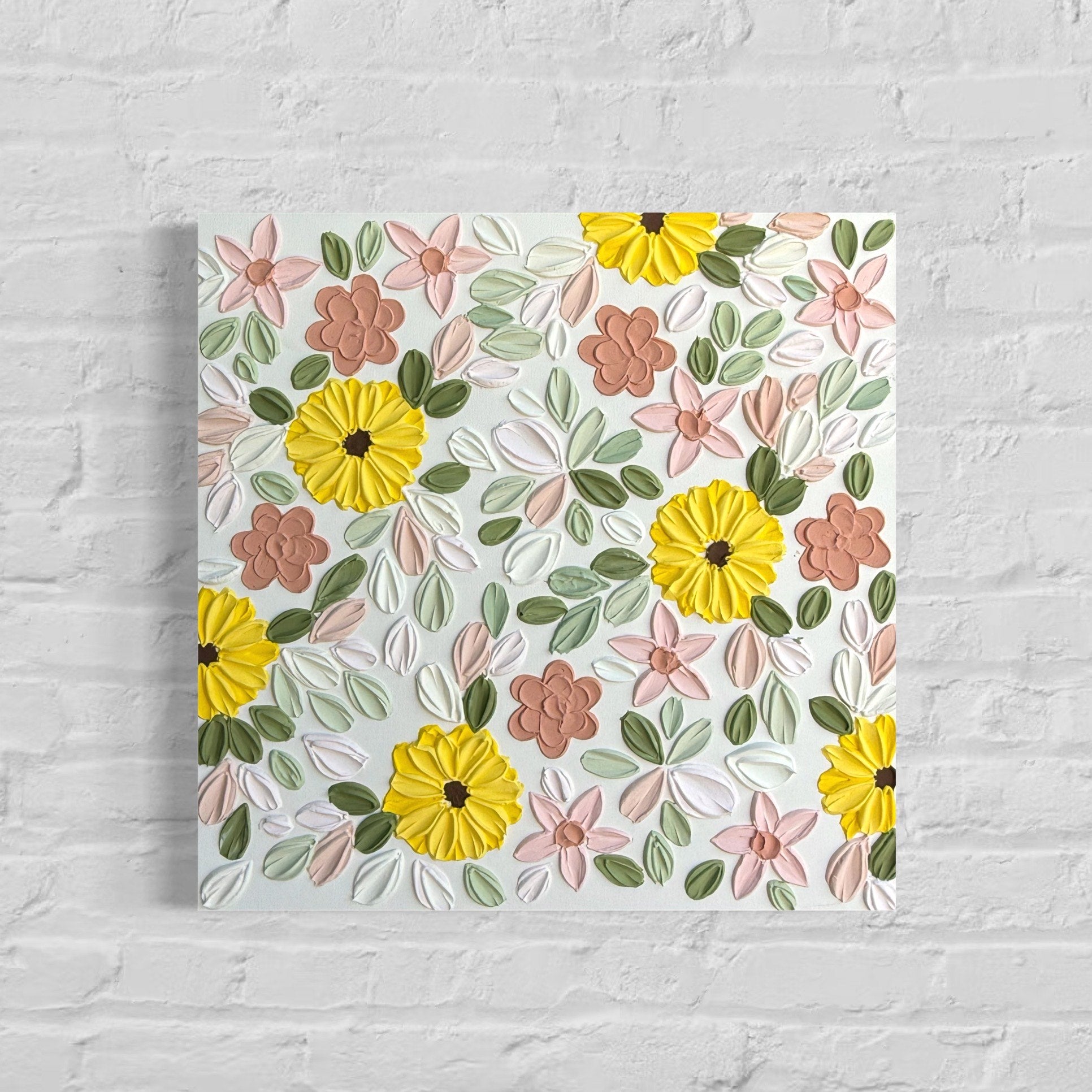 20x20 Original Abstract Canvas Art