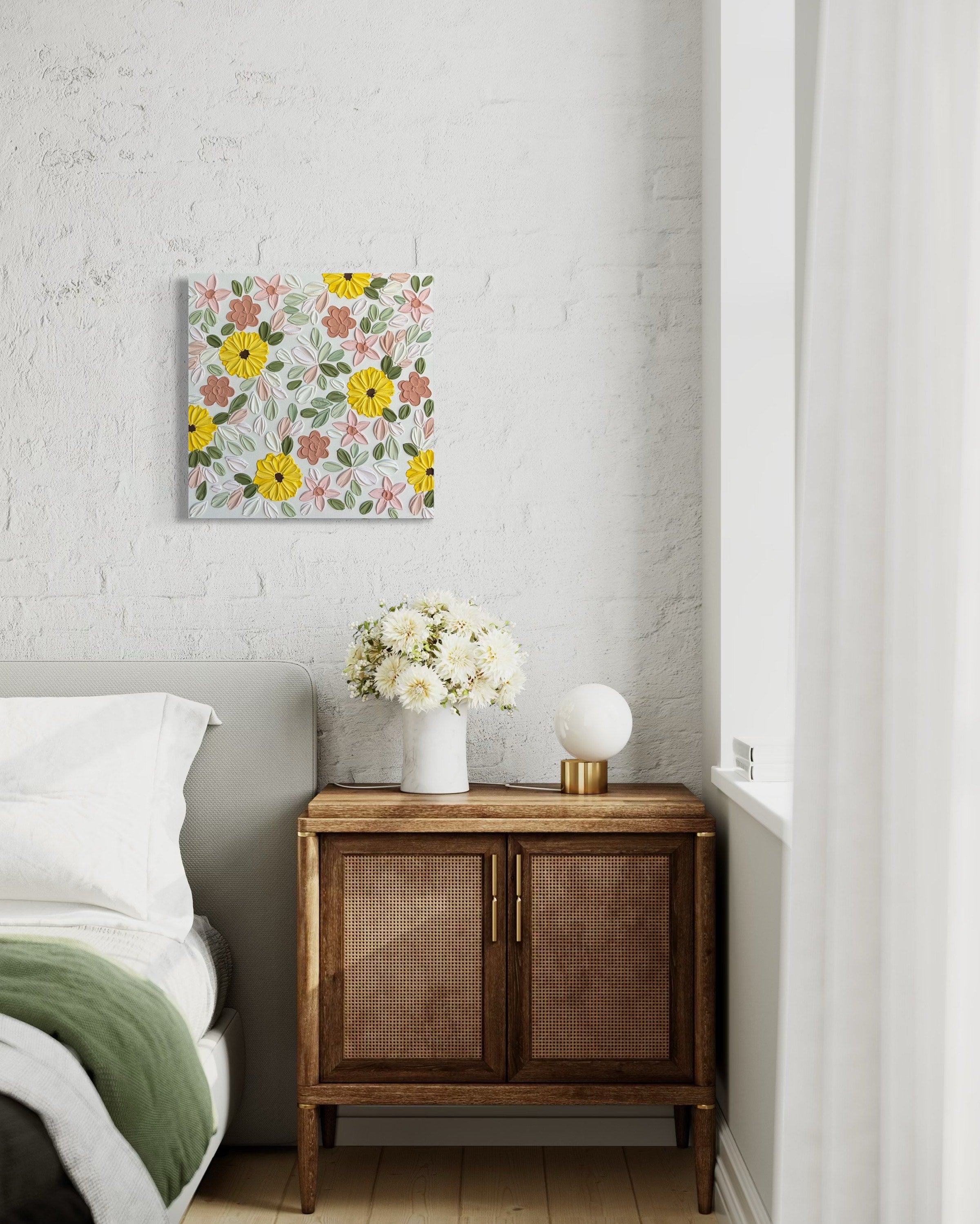 20x20 Original Abstract Canvas Art