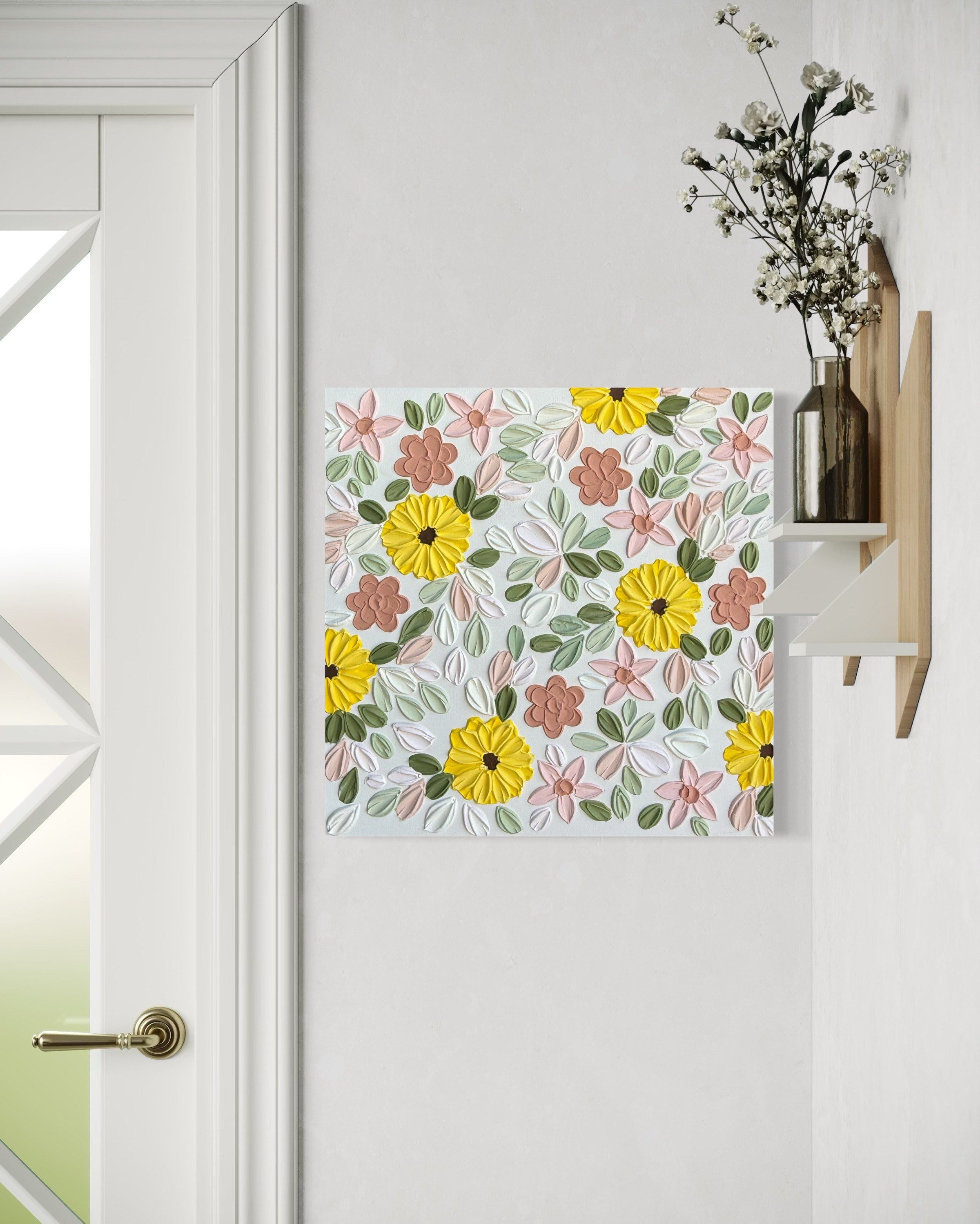 20x20 Original Abstract Canvas Art