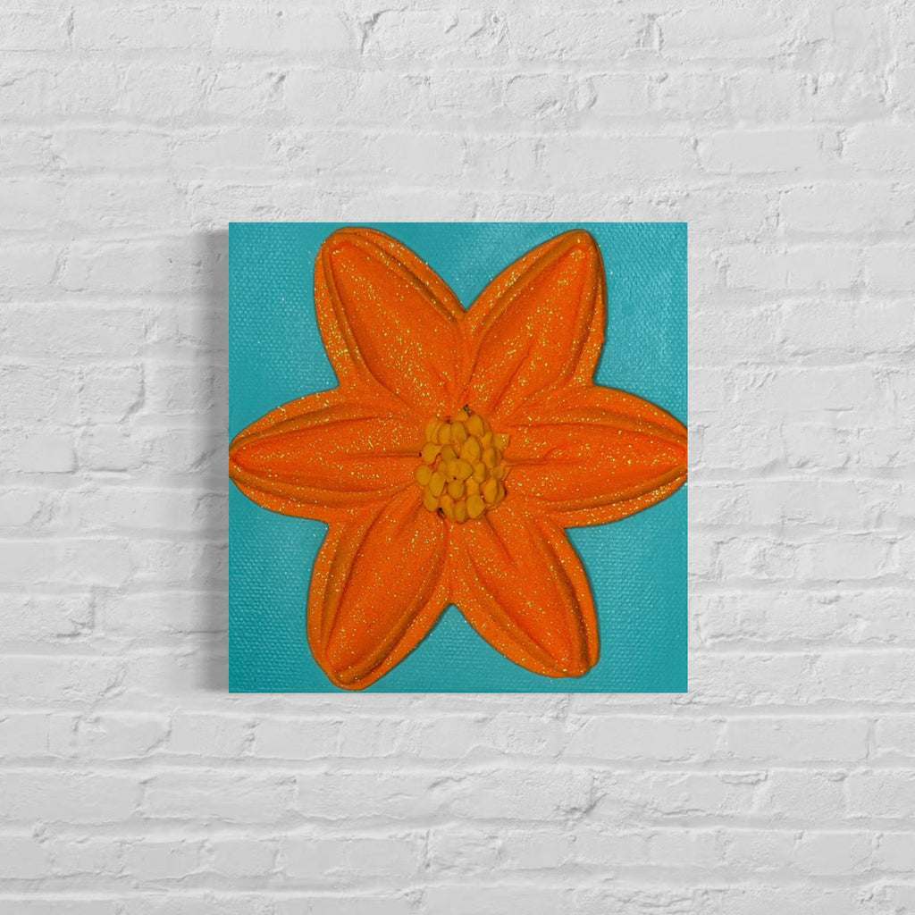 5x5 Textured Floral Canvas (1.5" Deep)