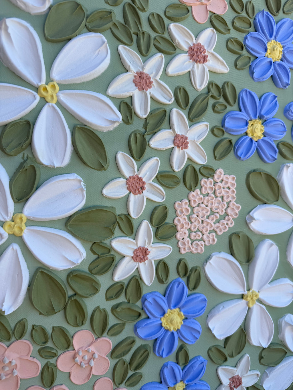 18x24 Textured Floral Canvas (1.5" Deep)