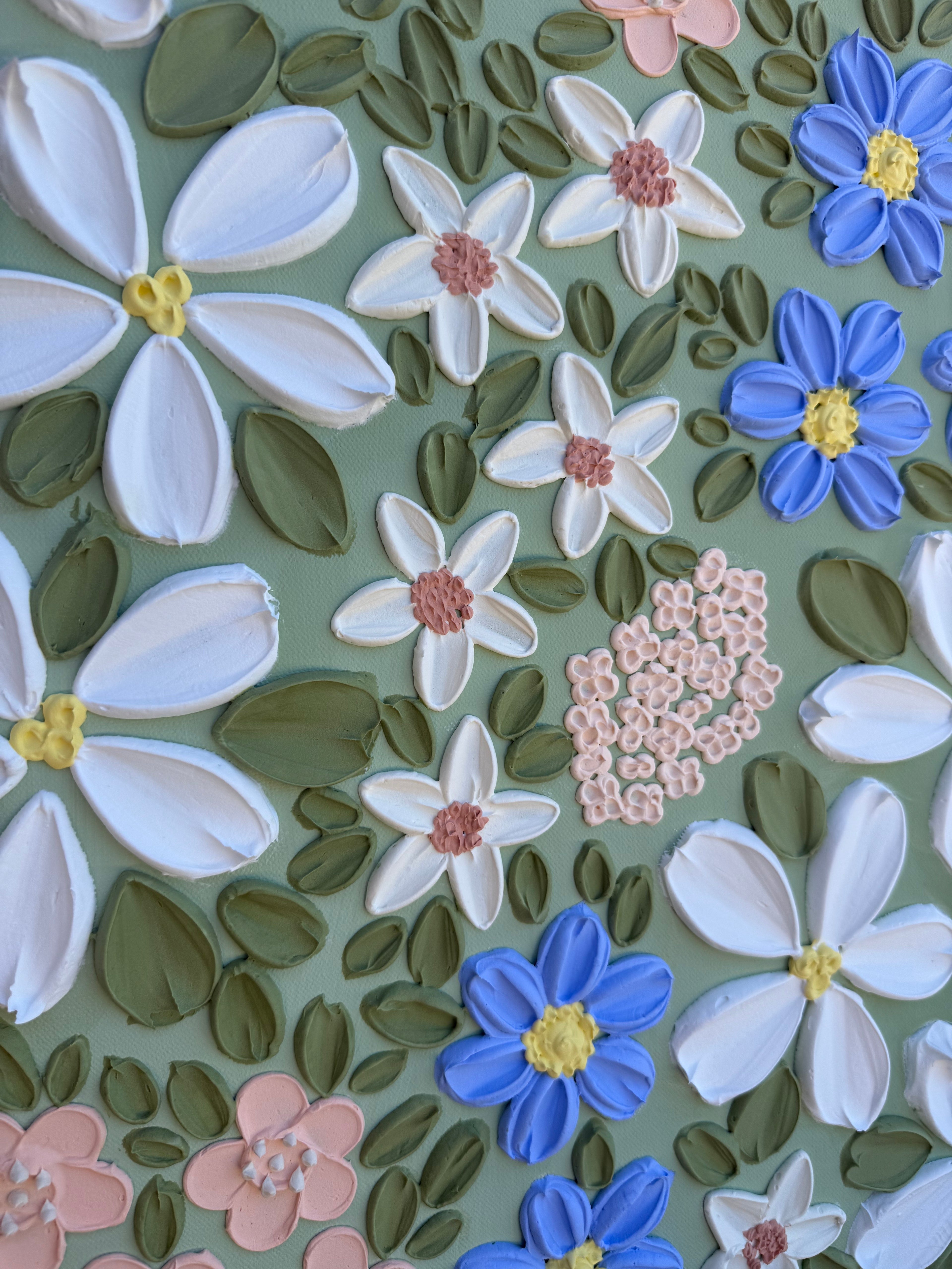 18x24 Textured Floral Canvas (1.5" Deep)