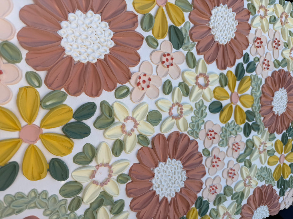 18x24 Original Floral Canvas Art