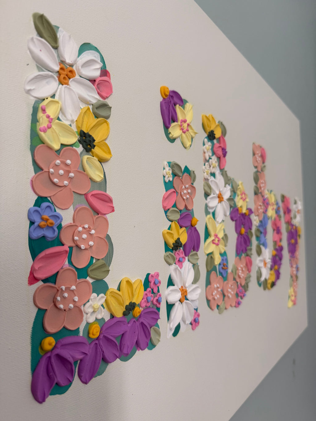 24x36 Custom Canvas - Flower Name