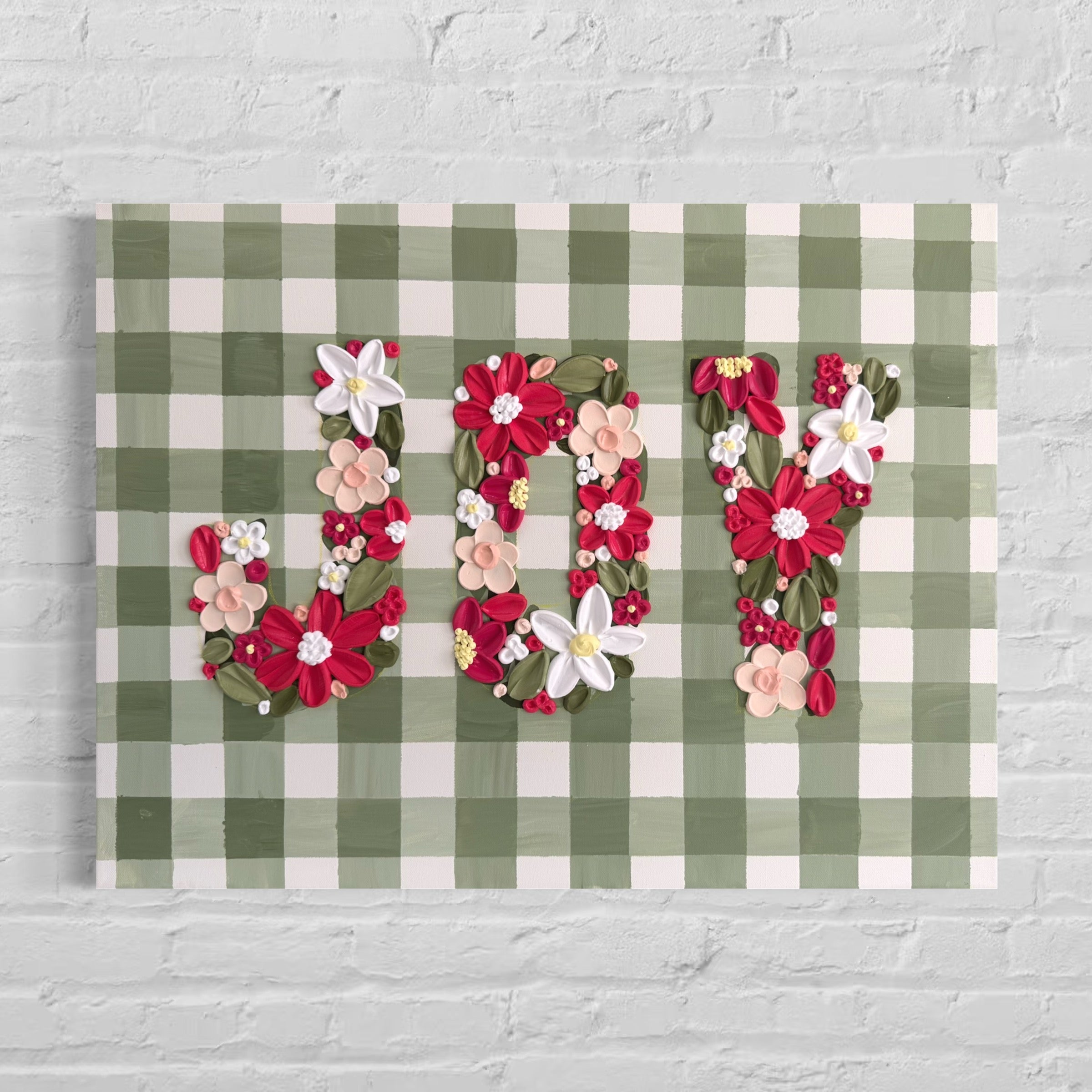 18x24 Original Floral Canvas Art