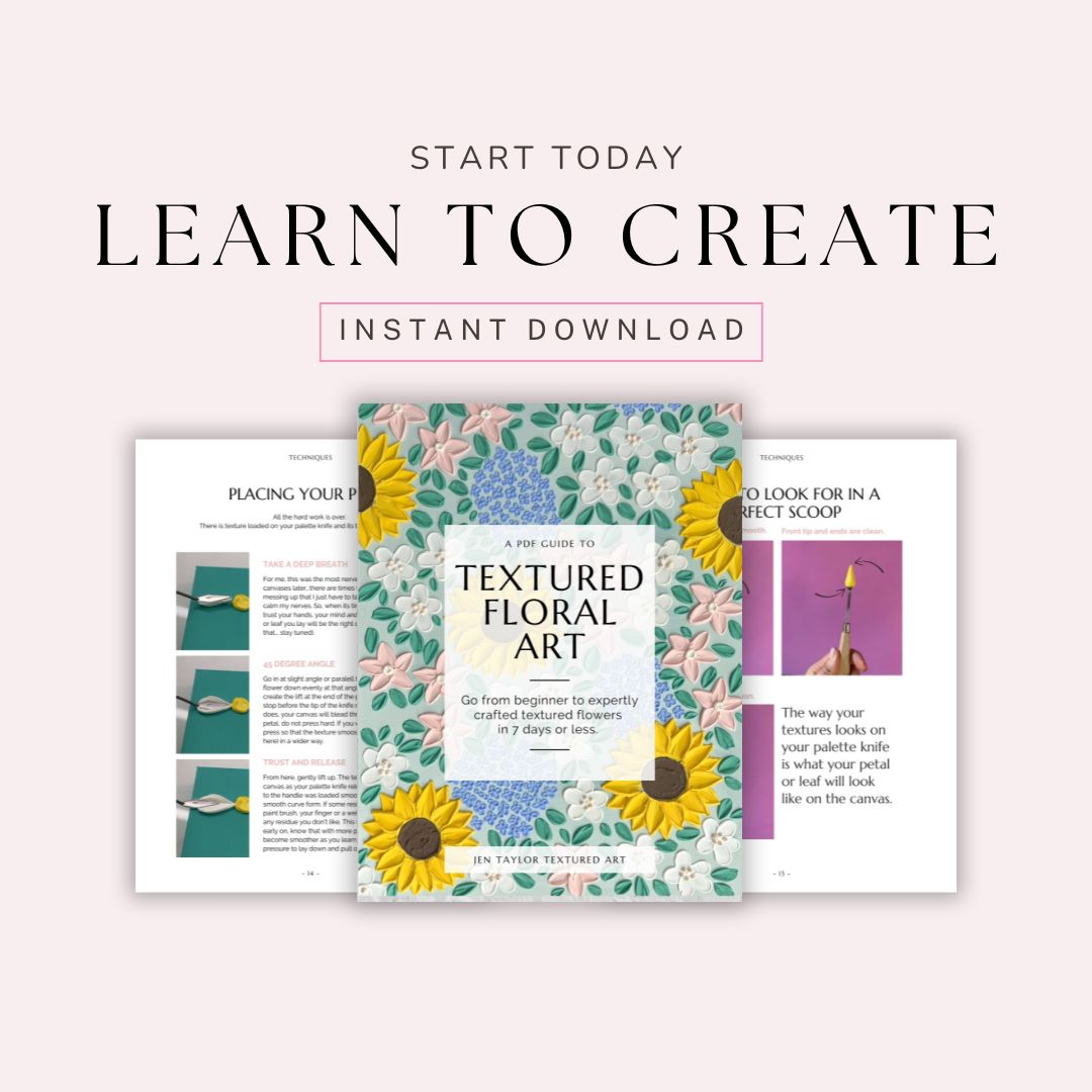 The Textured Floral Art Course